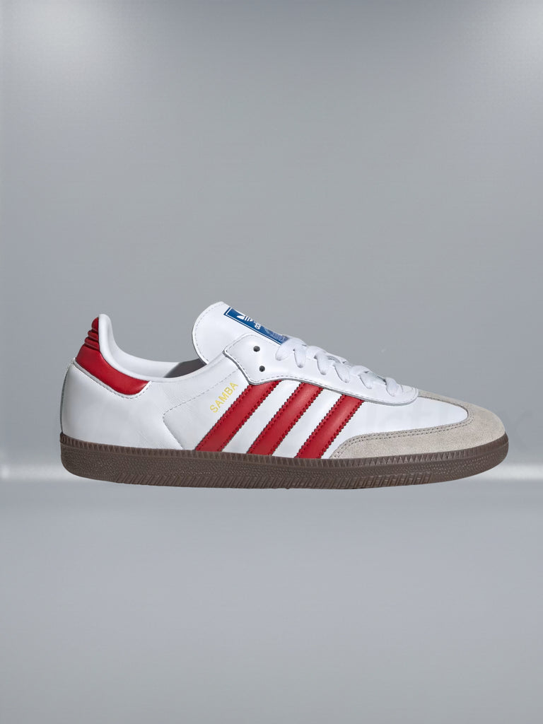 Shop Adidas Samba OG Cloud White Better Scarlet Online in Pakistan–  Sneakflex.pk