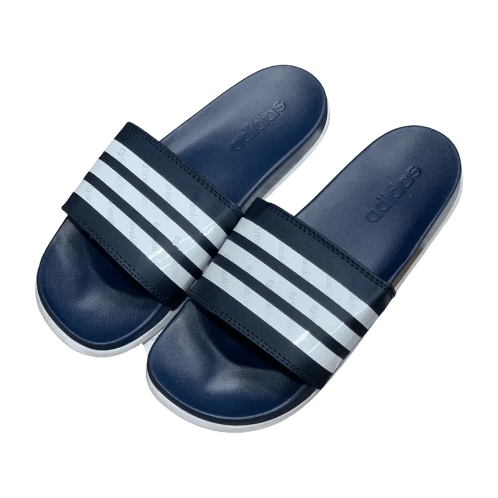 Adilette cloudfoam plus stripes slides review online