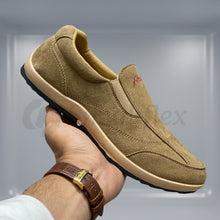 Xtouch Men's Velvet Top Loafer Lace-Less