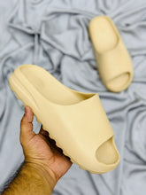 YEEZY SLIDE PURE AND THE YEEZY SLIDE OCHRE