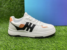 Fashion - Flatboard Sneakers , Spring Casual - White Black