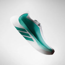 White Green Adidas Hyperboost Edge Running Shoes