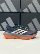 Dark Grey Orange Gradient Adidas Supernova Rise 3 side profile view