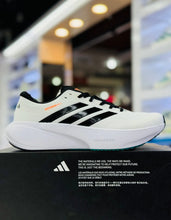 White Orange Adidas Supernova Rise 3 side profile view