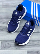 Navy Blue White Adidas Ultraboost 5 running shoe