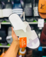 Hermès Izmir Crocodile-Embossed Leather Sandals