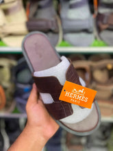 Hermès Izmir Crocodile-Embossed Leather Sandals