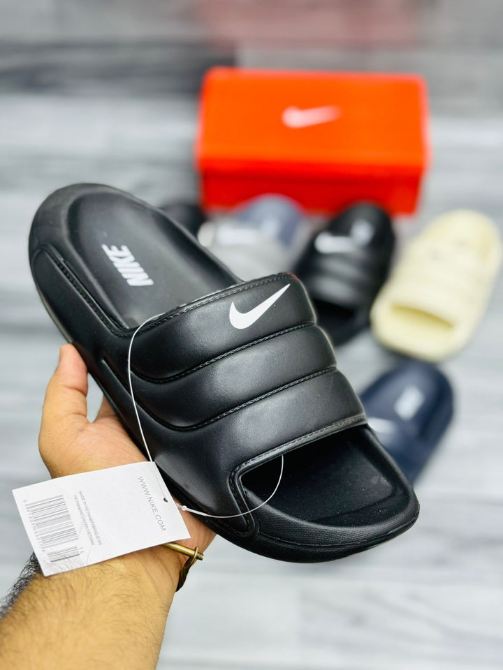 Nike slippers with strap best sale